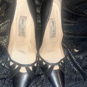 Jimmy Choo Black Heels with Classic Elegance